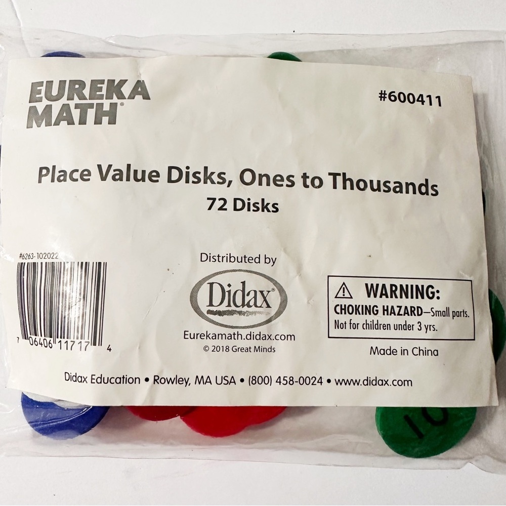 Eureka Math Place Value Disks